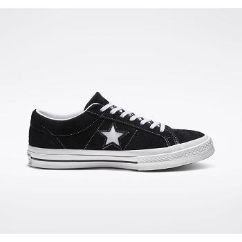 Converse One Star Vintage Suede Cierne - Panske Nízké Tenisky